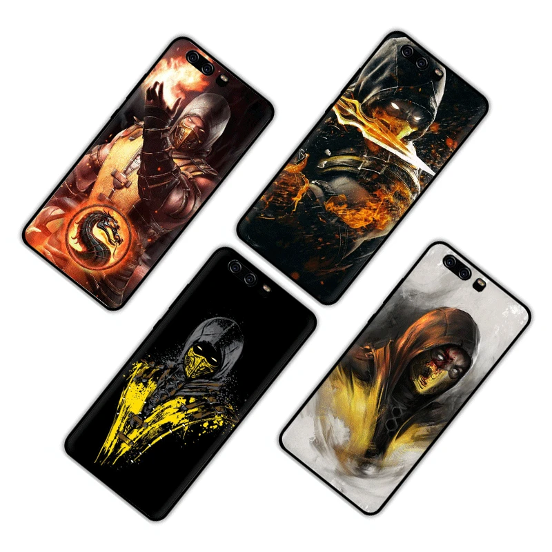 Мягкий ТПУ силиконовый чехол для телефона Mortal Kombat Pretty Huawei P8 P9 P10 P20 P30 Pro Lite Mini P
