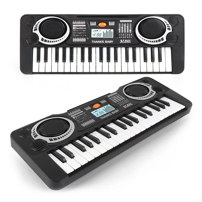 37 Keys Digital Music Electronic Keyboard Key Board Electric Piano Child Musical Instrument Learning Toy | Спорт и развлечения