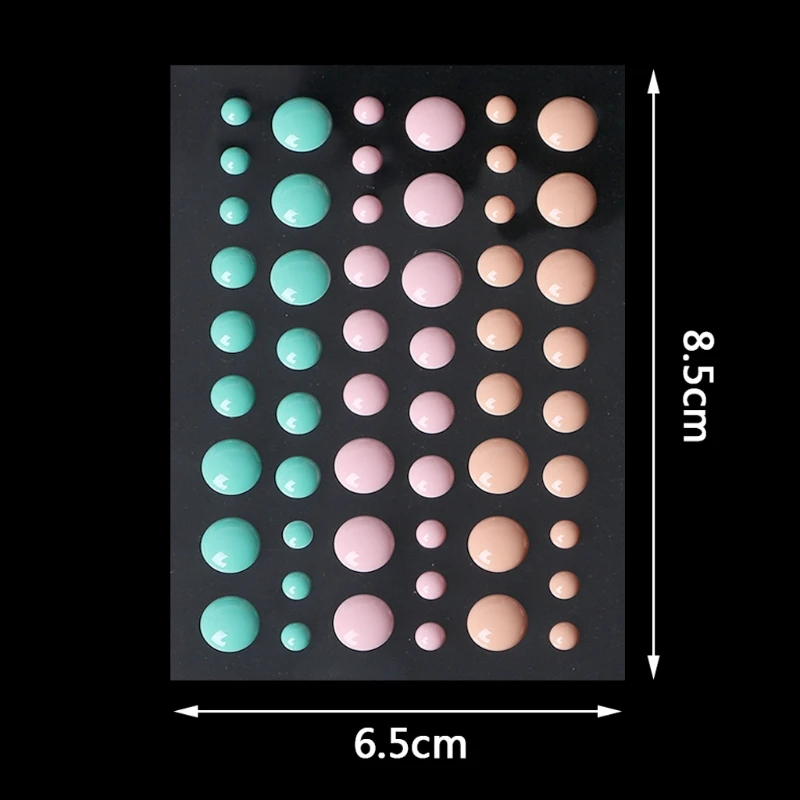 

Enamel Dot Self Adhesive Embellishment for Cardmaking and Craft Scrapbook DIY