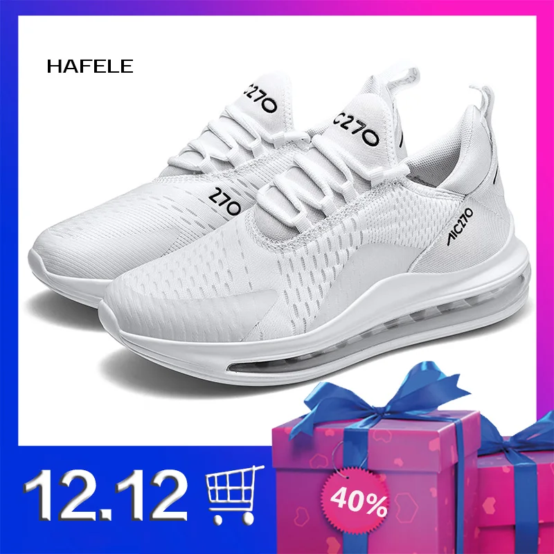 Мужская спортивная обувь для бега на толстой подошве дышащая мужские кроссовки