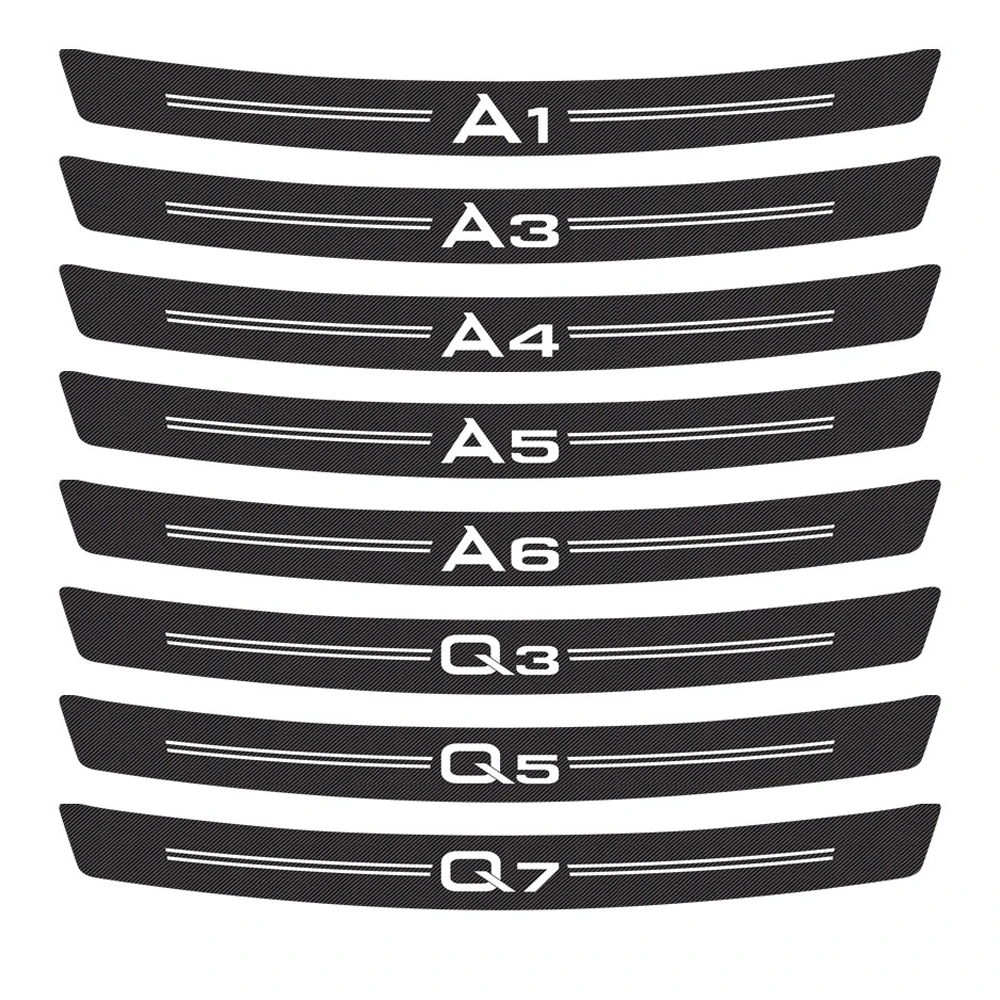Автомобильный стикер для Audi A3 8P S3 8V A4 B8 B6 B7 A6 C6 C5 C7 A5 Q3 Q5 Q7 A1 A2 A7 A8 Q2 аксессуары из