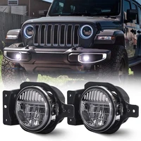 4inch led fog lights mounting bracket for jeep wrangler jl 2018 2019 for jeep wrangler jk tj lj hummer h1 h2 dodge chrysler