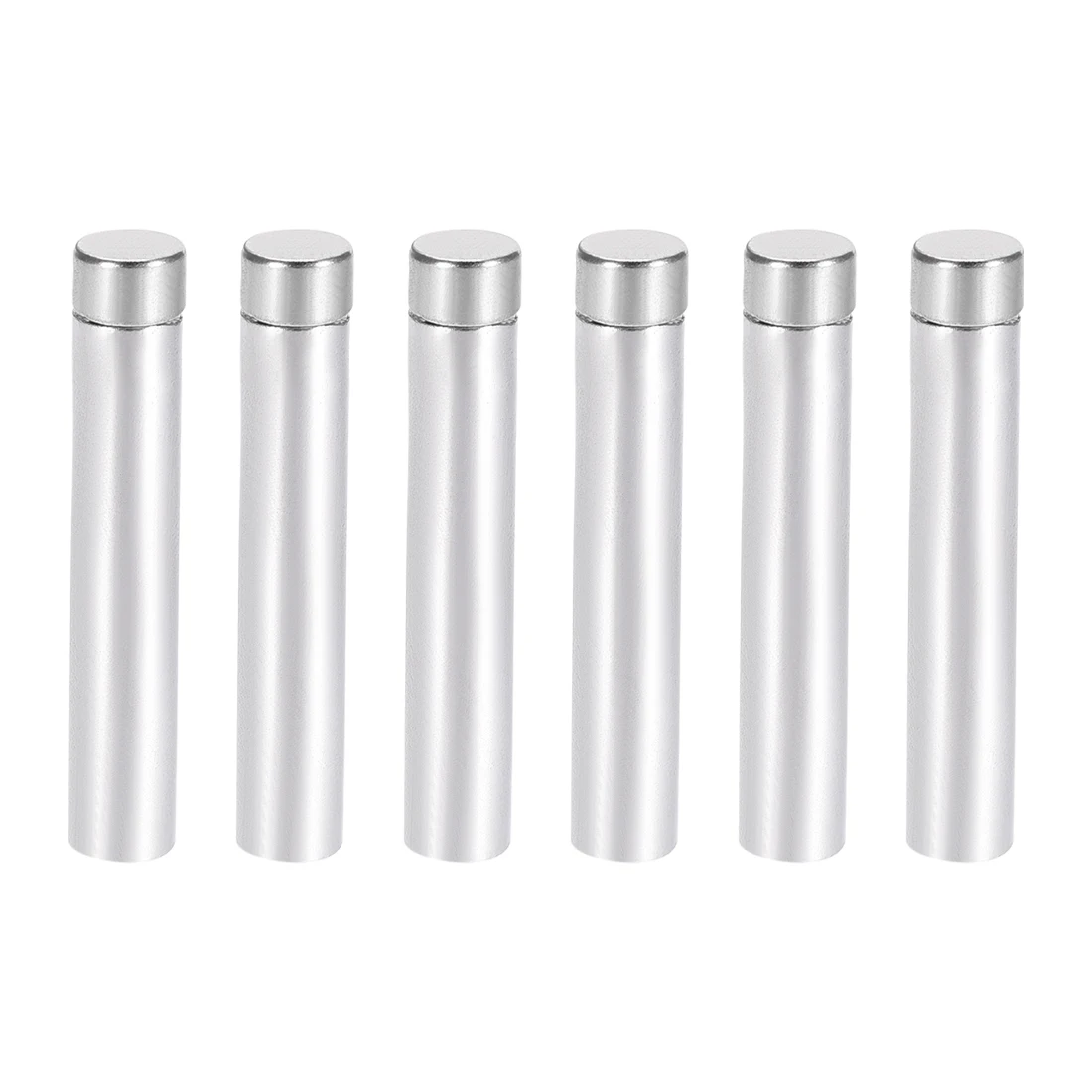

uxcell Glass Standoff Stainless Steel Nails 6.8mm x 40mm for 4-8mm Thick , 6 Pcs