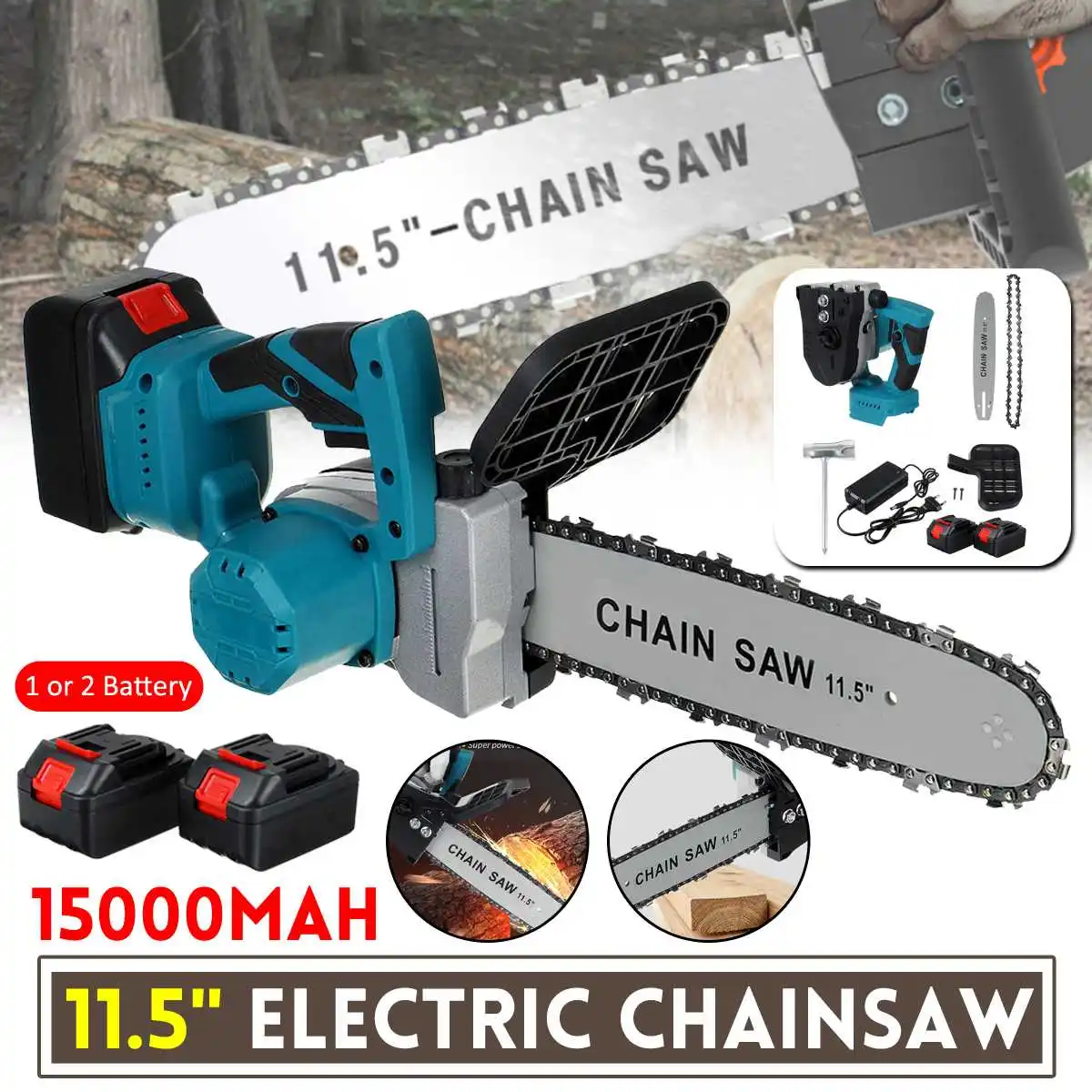 

ПИЛА ЭЛЕКТРИЧЕСКАЯ Drillpro, 11,5 дюйма, 2 X Ач, с литиевым аккумулятором