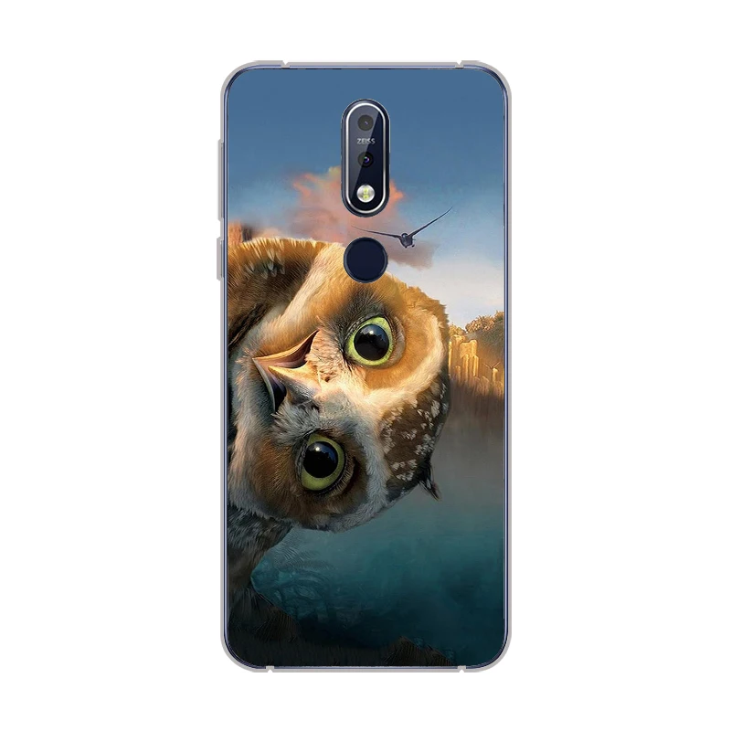 Ciciber бабочка Сова чехол для Nokia 8 1 7 6 5 3 2 Plus 9 PureView телефонные чехлы X7 X6 X5 X3 Мягкий