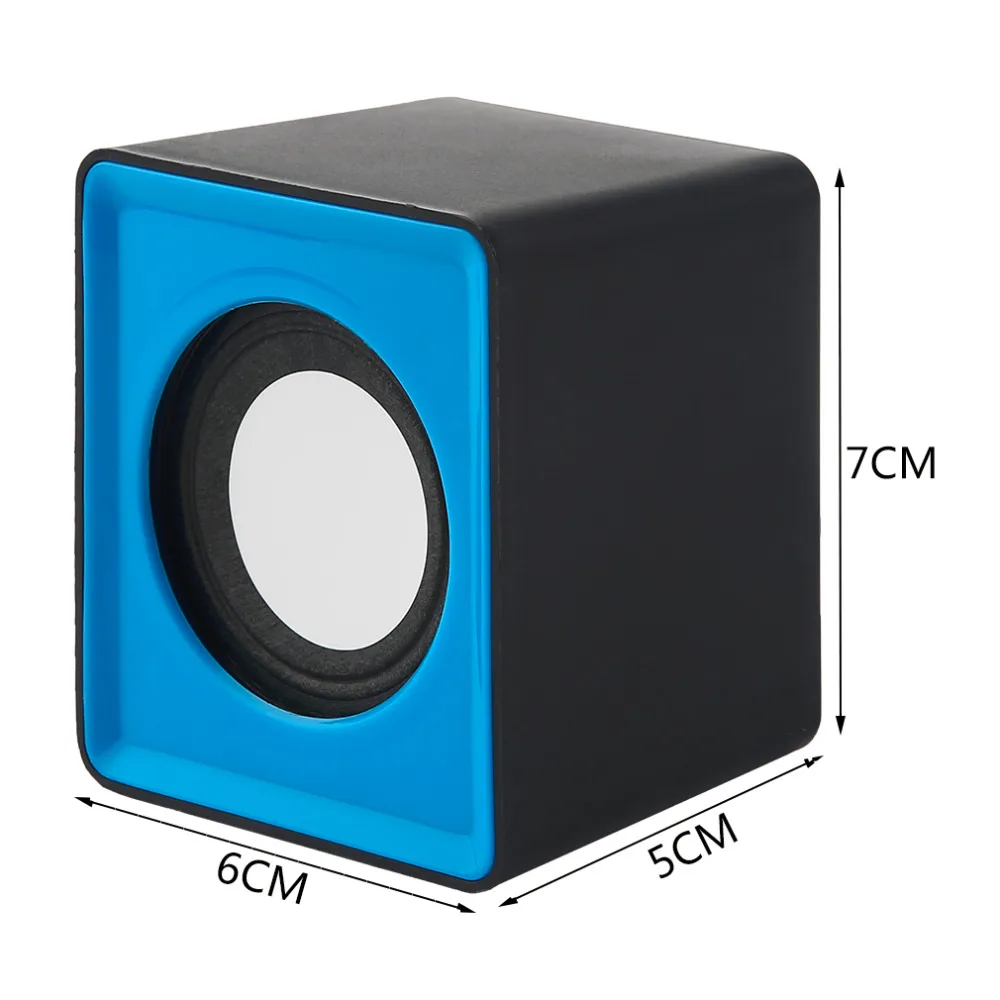 

Portable Universal USB 2.0 Music Speaker 3.5mm Pulg Mini Music Stereo Speakers For Multimedia Desktop Computer Notebook