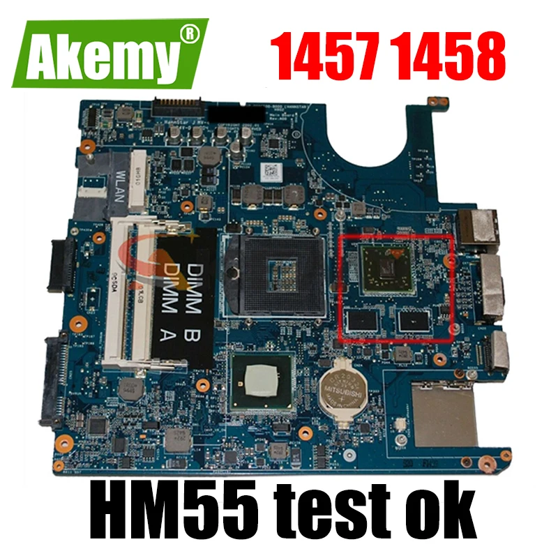 Оригинальная материнская плата для ноутбука DELL Studio 1457 1458 S1457 S1458 1P 009CJ00 8000 CN 0JCW63 216