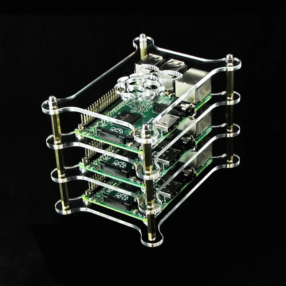 Многослойный акриловый корпус для шкафа Raspberry PI 4 2/3/4/5 слоев|Аксессуары