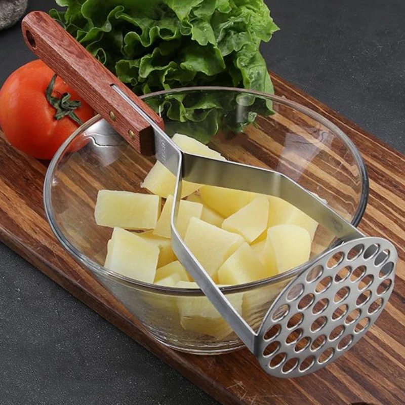 

Pressed Potato Masher Ricer Puree Juice Maker Potato Pusher Smooth Mashed Potatoes Crusher Fruit Tools