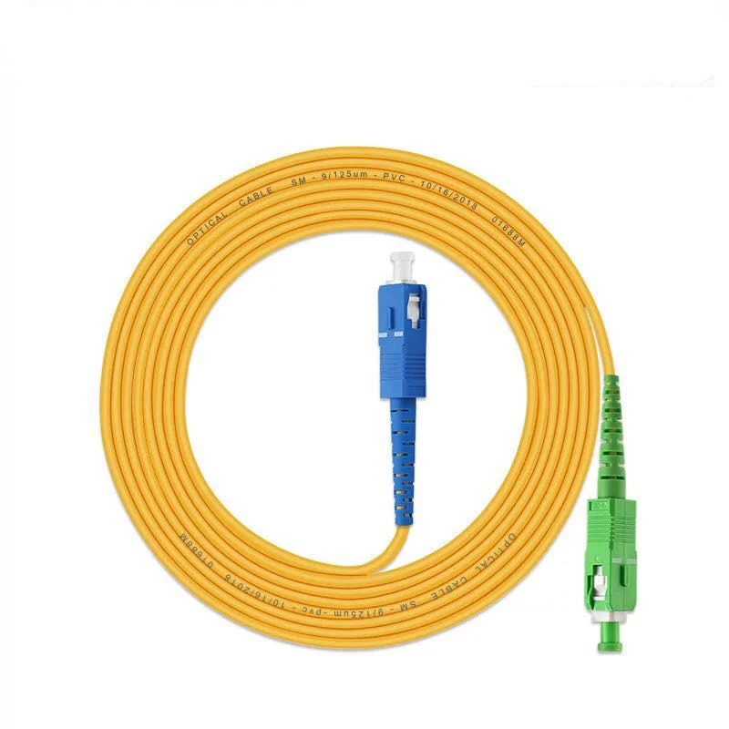 

10 шт./лот SC APC к SC UPC SC Соединительный шнур Simplex 3,0 мм LSZH одномодовый волоконный Соединительный кабель Перемычка