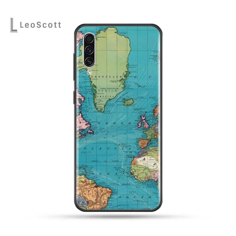 

Travel Map Ailplane Road sign Phone Case For Samsung Galaxy M10 20 30 A 40 50 70 71 6S A2 A6 A9 2018 J7 CORE PLUS STAR S10 5G C8