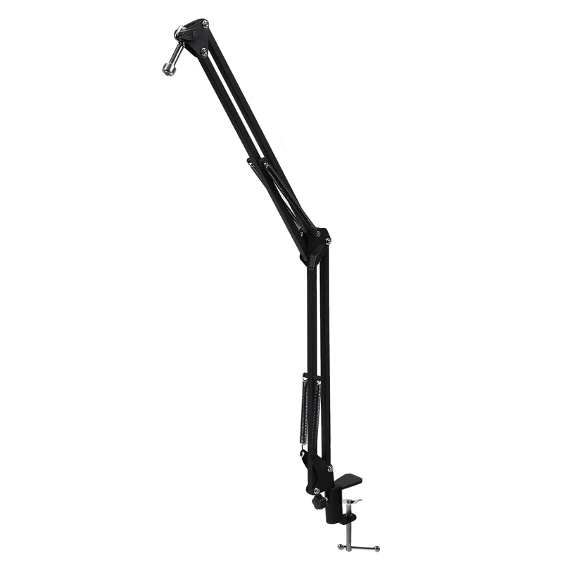 Microphone Scissor Arm Stand 75cm High Tabletop Boom Mic Suspension Mount for Blue Yeti Pro USB Holder | Электроника