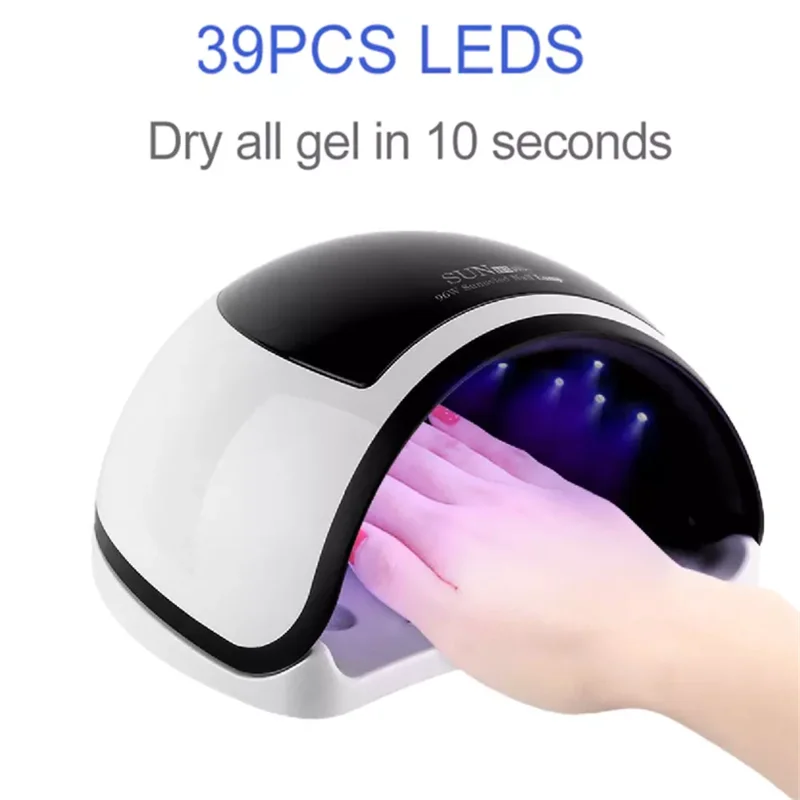 Светодиодсветодиодный лампа для ногтей 96 Вт фототерапии SUN H3 Plus УФ светодиодный