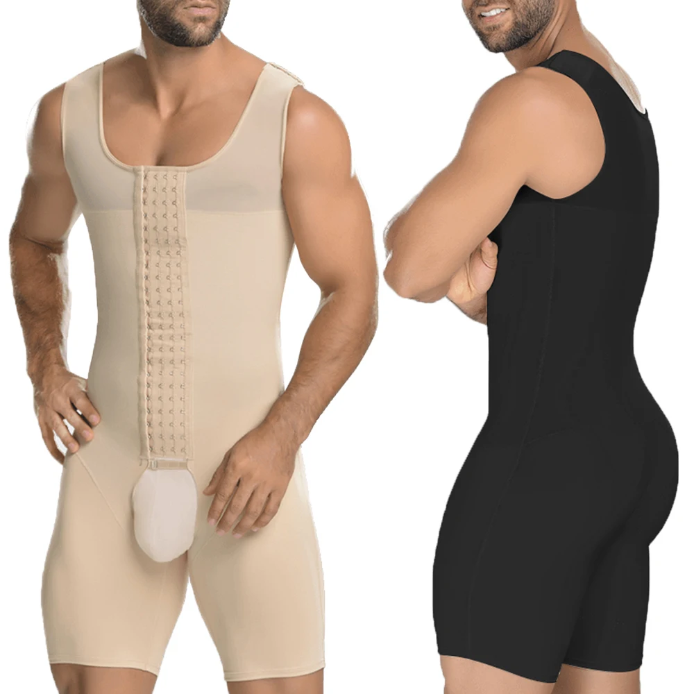 

Mens Shaper Weight Loss Shapewear Full Body Shaper Open Crotch Slimming Tummy Abdomen Shaper Waist Trainer Underwear Bodysuit