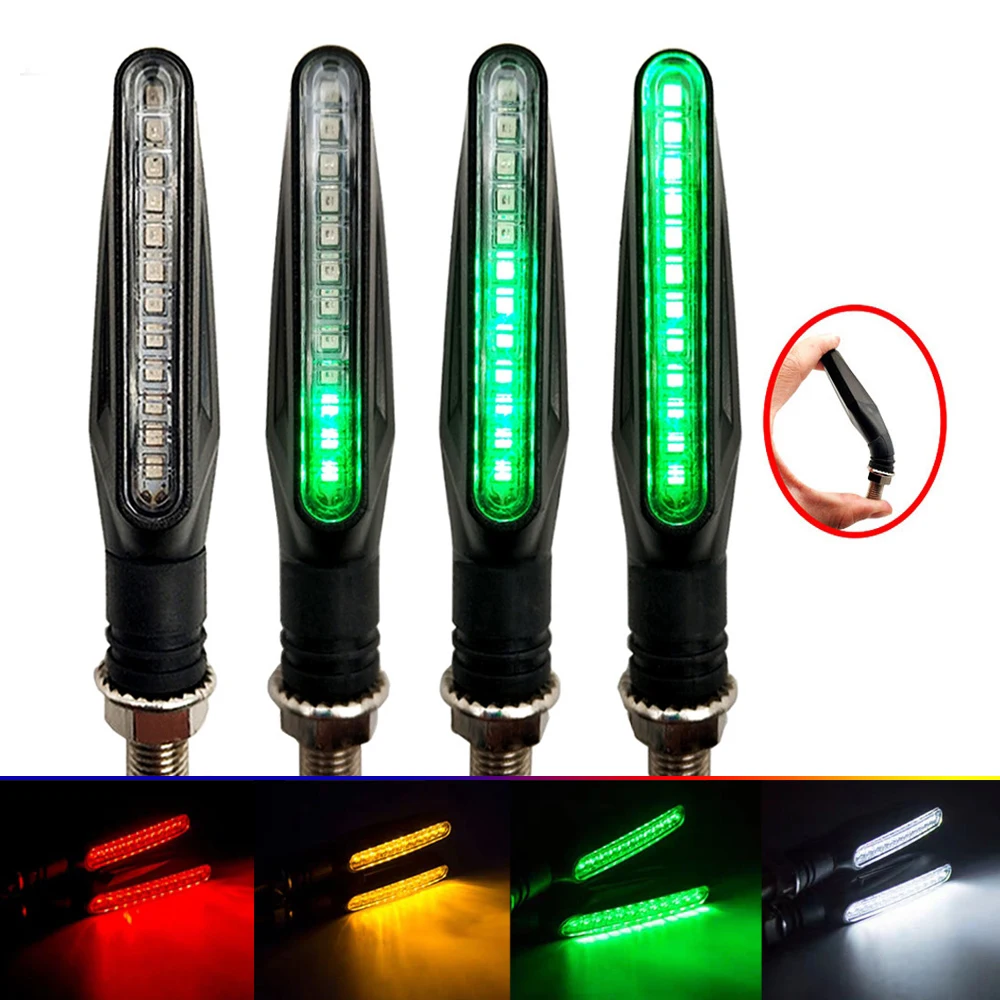 Сигналы поворота для мотоцикла светодиодсветильник лампа Kawasaki Ninja ER6F ER6N 250 300R 300