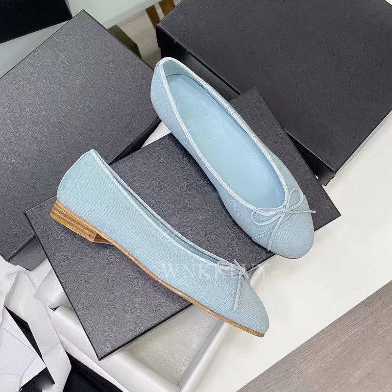 

Flat heel Shoes Woman solid color ballet shoes lazy loafers bow knot spring summer single walking shoes for ladies zapatos mujer