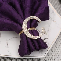 6pcscreative letter napkin ring is used for party wedding banquet hotel restaurant table decoration