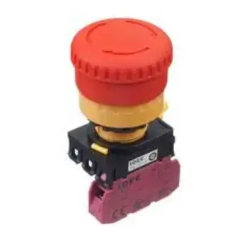 YW1B-V4E01R E-STOP PB SW SPST-NC 10A 120V красный
