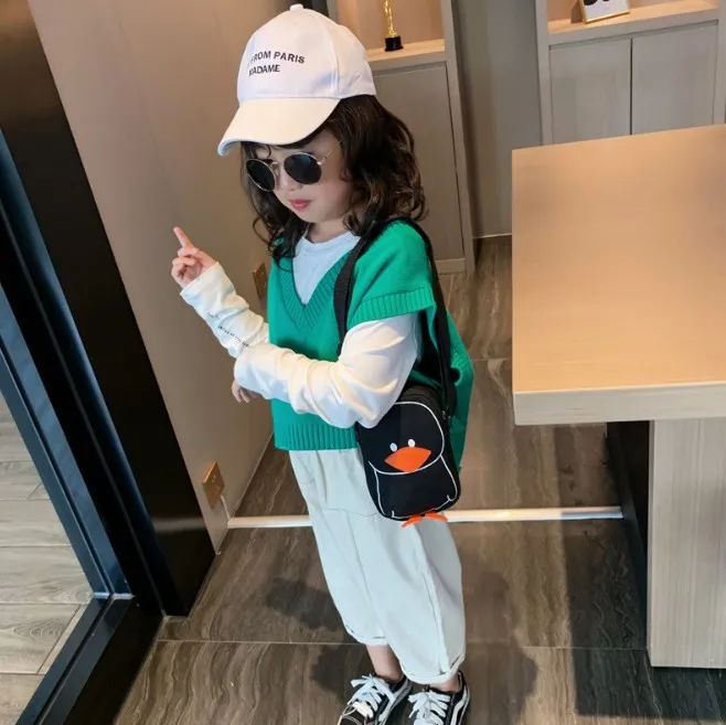 Дизайнерская сумка Творческий утка вниз через плечо мини юбка-пачка Детская для