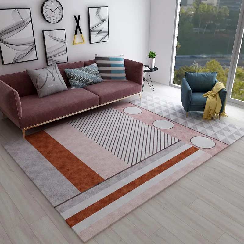 

Light Luxury Carpet Living Room Coffee Table Bedroom Carpet Office Homestay Sofa Cushion Bay Window Floor Mat