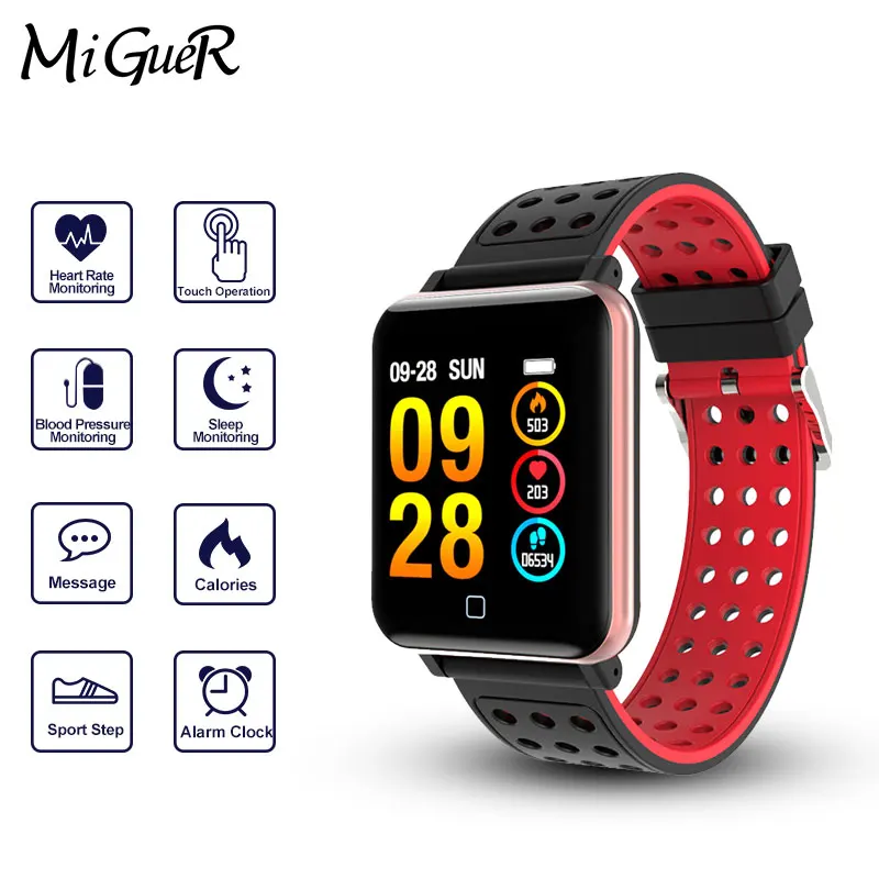 M21 фитнес трекер Смарт браслет спортивные часы пульсометр Мониторинг