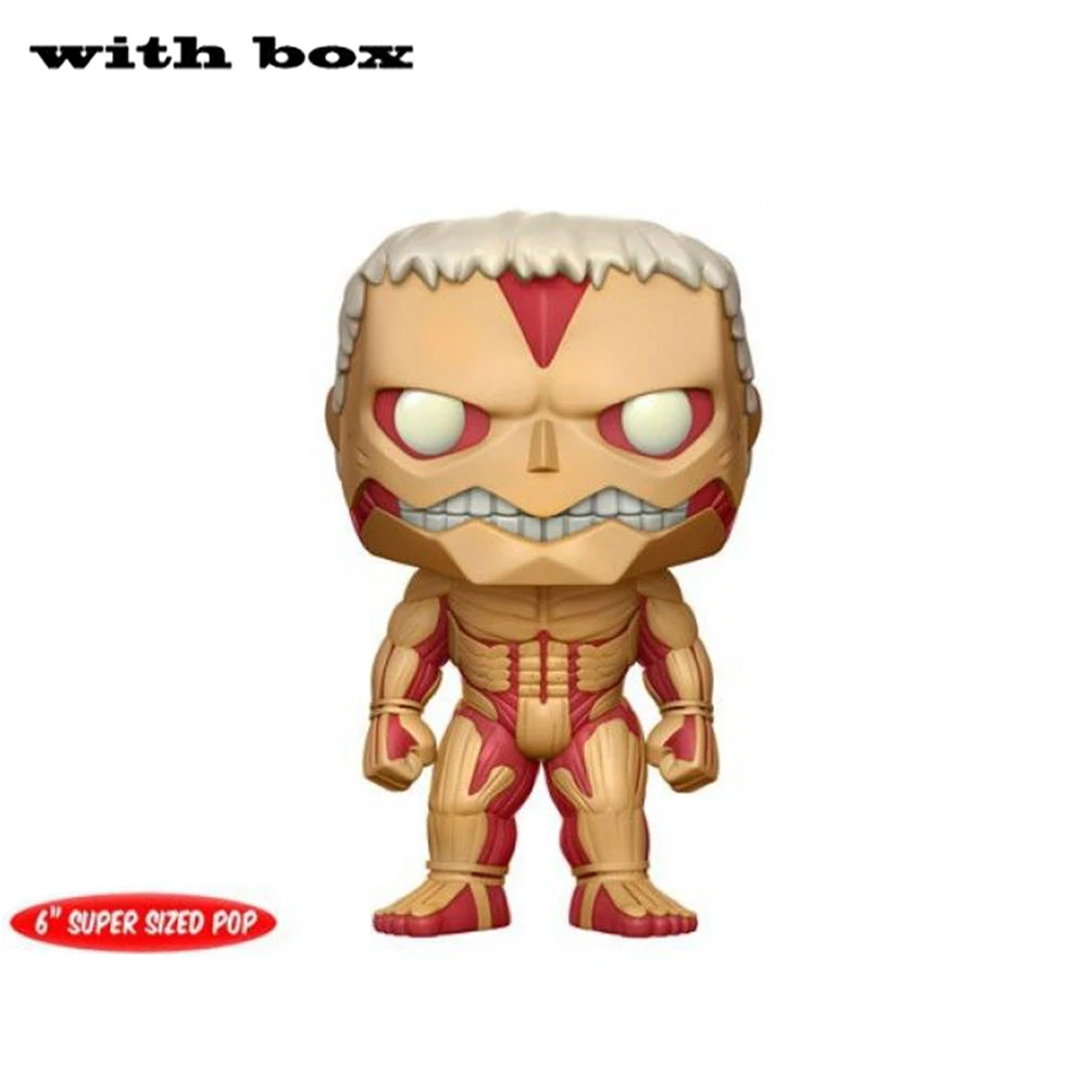 

NEW! ATTACK ON TITAN Armored Titan with box Vinyl Action Model Toys for Children gift
