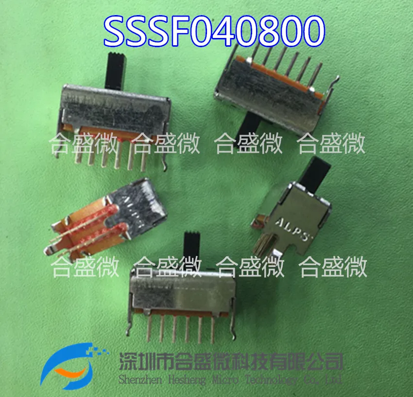 Скользящий переключатель SSSF040800 прямая заглушка 12-контактный 2-ступенчатый