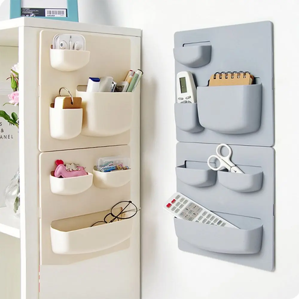 

Stick-On-Wall Shelf Punch-Free Wall-Mounted Shelf Storage Rack Dormitory Bathroom Kitchen Organizer Storage Home Supplies