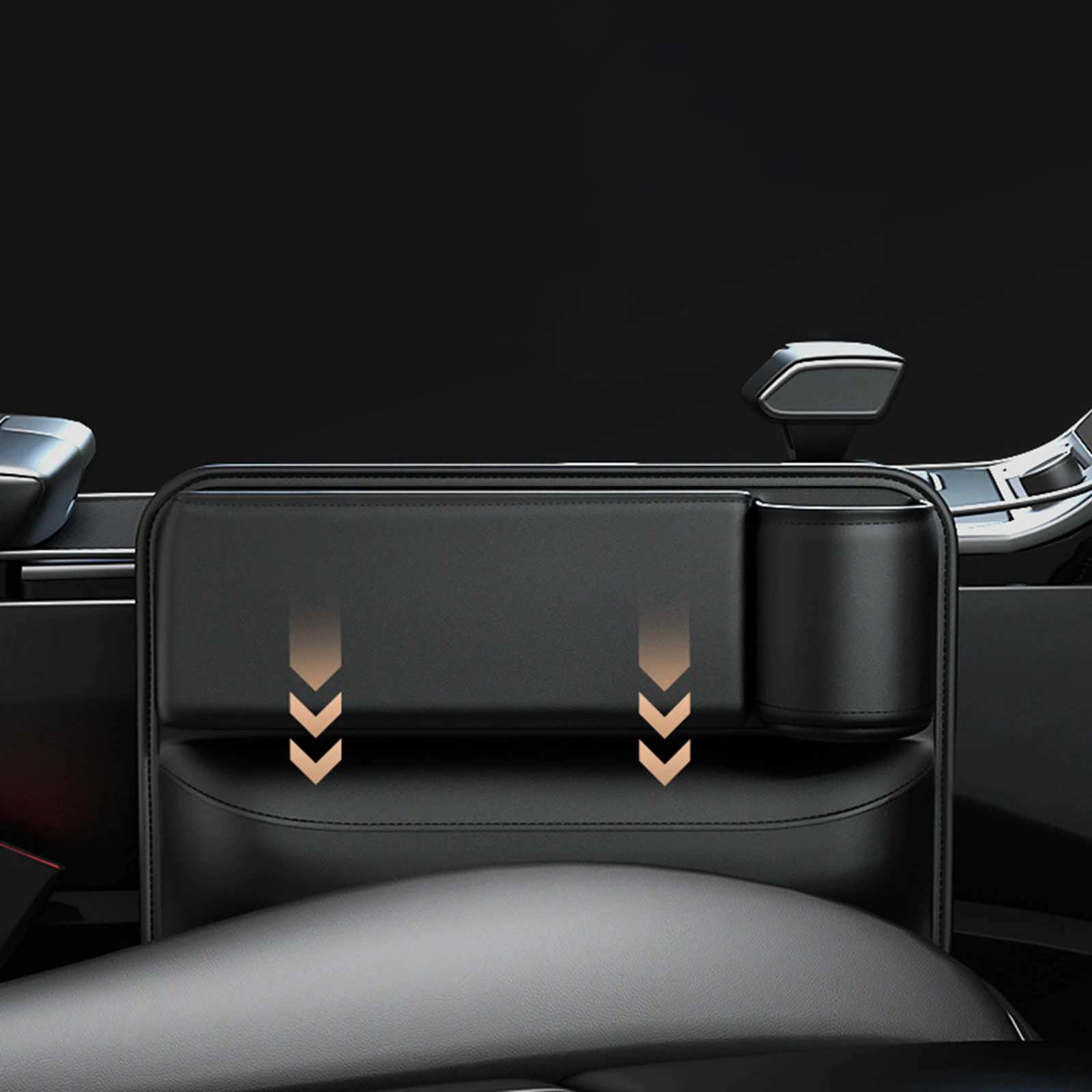 Автомобильная консоль из искусственной кожи наполнитель для бокового зазора на