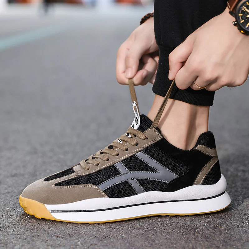 

Мужские Нескользящие кроссовки, сетчатые дышащие кроссовки из резины, спортивная обувь для гольфа, 2021