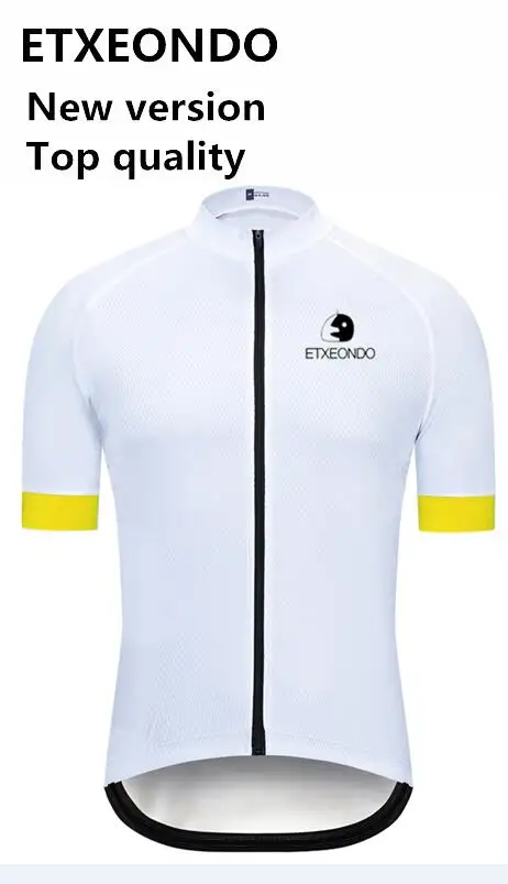 Jersey Новая версия! Etxeondo Велоспорт Джерси мужская команда короткий рукав рубашки летние быстросохнущие MTB велосипед одежда топы Одежда для велоспорта - Цвет: Jersey