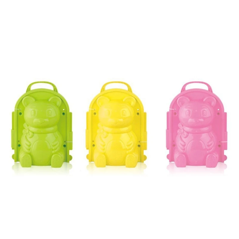 

Зимняя мультяшная 3D форма медведя животного песок снег инструмент для снега клипса инструмент пластиковая игрушка для игр на открытом возд...