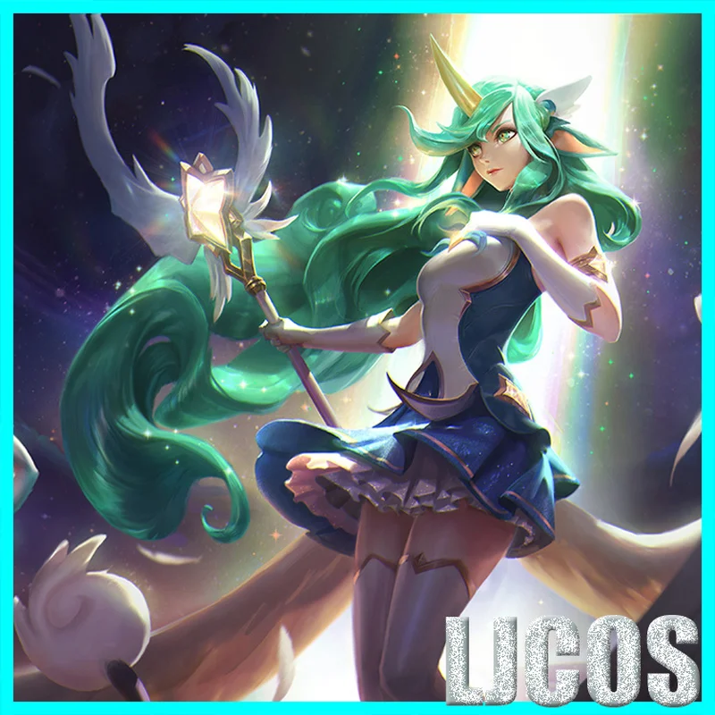 Лидер продаж реквизит для косплея LOL Star Guardian Soraka аксессуары рождественских