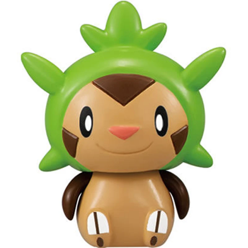 

Bandai Genuine Gacha Toys Pokemon Pikachu Bulbasaur Celebi Turtwig Snivy Chespin Action Figure Model Toys Collectibles Gift