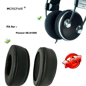Morepwr New upgrade Replacement Ear Pads for Pioneer SE-A1000 Headset Parts Leather Cushion Velvet Earmuff Headset Sleeve