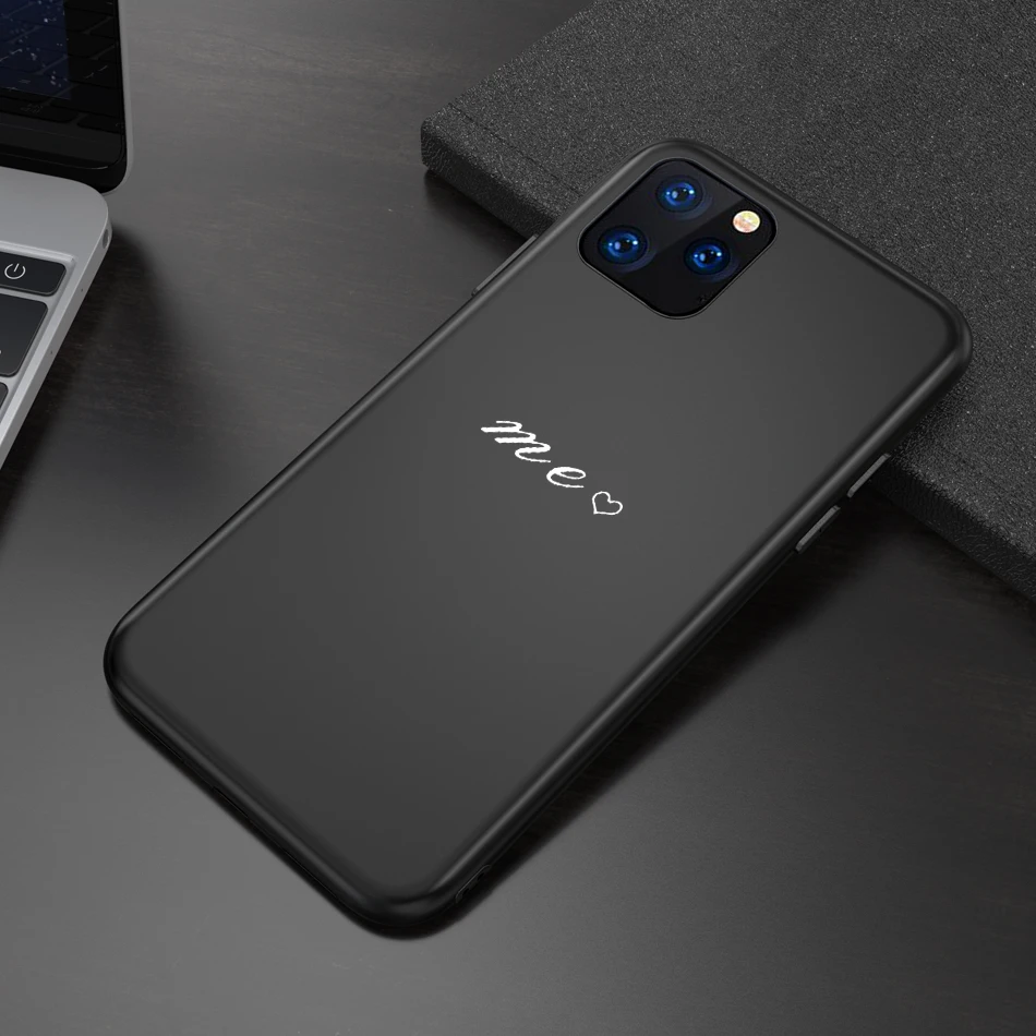 Lovebay Пары Любовь Сердце Простой чехол для телефона для iPhone 11 Pro Max X XS XR Xs Max 6 6s 7 8 Plus Мягкий ТПУ силиконовый чехол - Цвет: AC9852