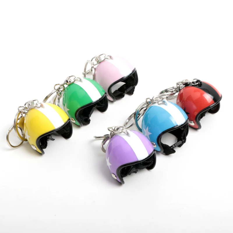 Брелок для ключей на мотошлем мужчин и женщин милый аксессуар от шлема в подарок