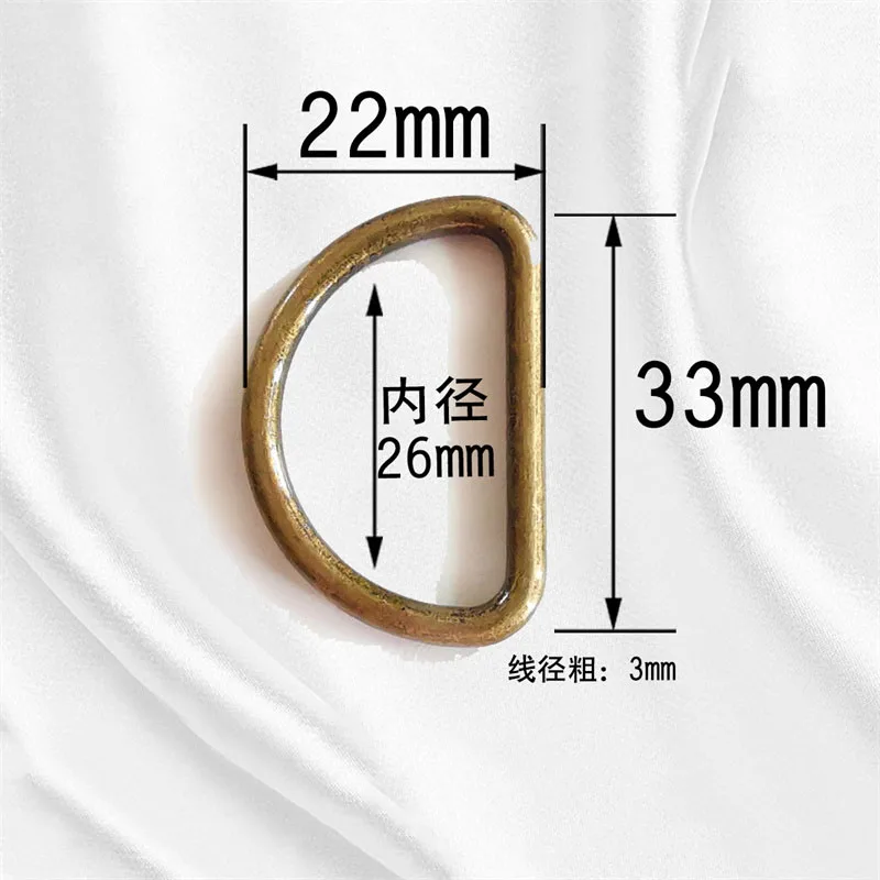 Металлическое полукруглое кольцо-поводок для собаки 10 шт. |