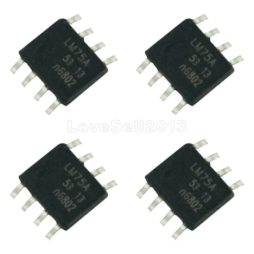 Цифровой датчик температуры LM75AD LM75A SOP-8 I2C IC | Электроника
