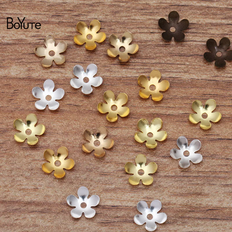 1000 шт. латунные шляпки для бусин 9 мм 4 цвета | Украшения и аксессуары