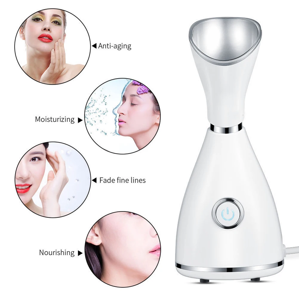 

Facial Steamer 70ml Water Tank Hot Mist Sprayer Skin Moisturizing Atomizer Face Spray Nano Mist Sprayer Skin Care Instruments