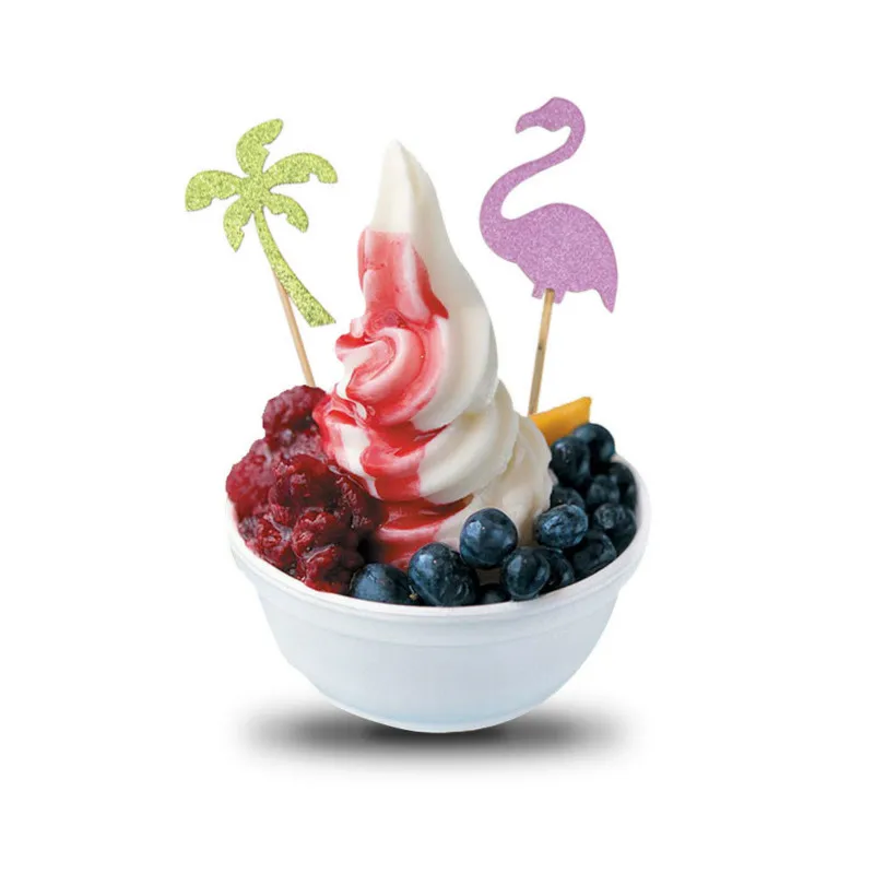 10 шт. топперы для капкейков с ананасами|Товары украшения тортов| |