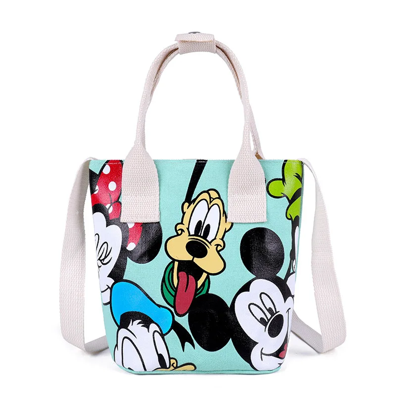 

Disney Y2k Canvas Handbag Cartoon Mickey Printing Handbag 2021 New Fashion Literature and Art Students Shoulder Messenger Bag