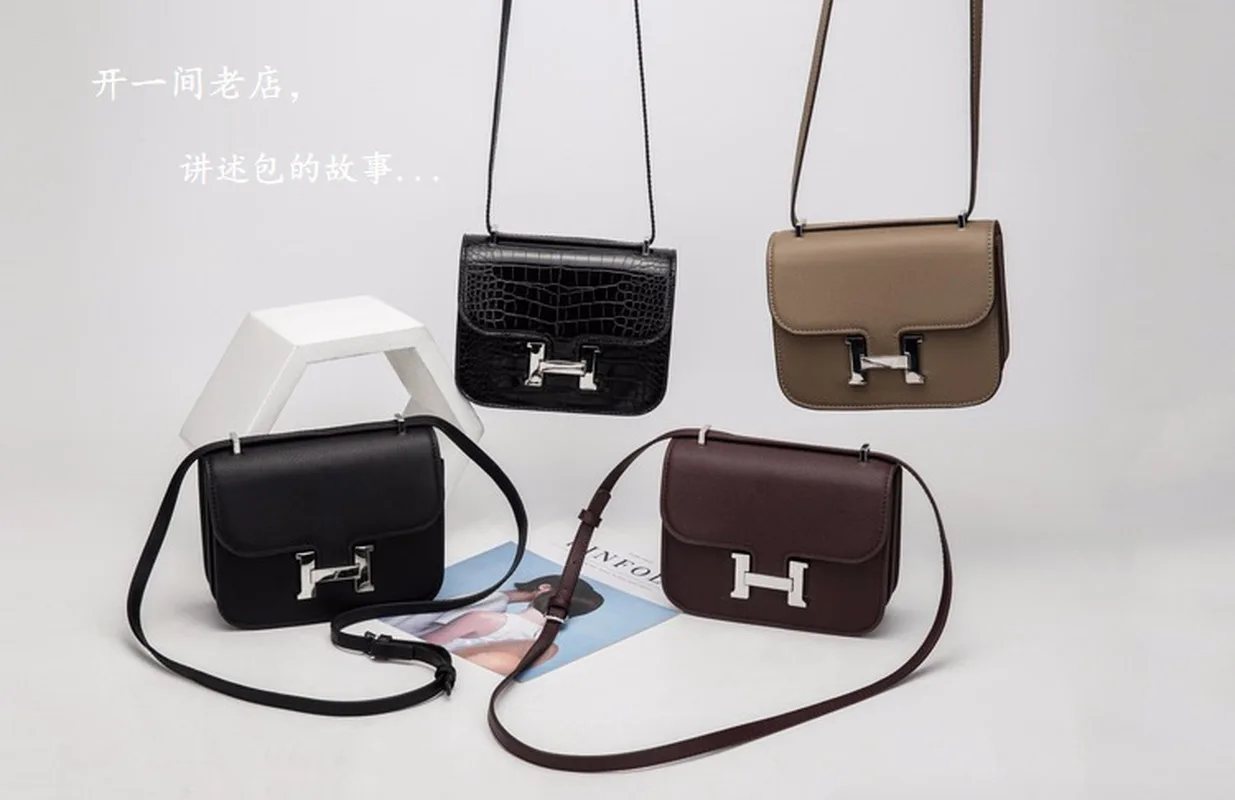 

Kangkang bag small CK bean curd bag 2020 new women's bag crocodile cross body retro small square bag one shoulder stewardess bag