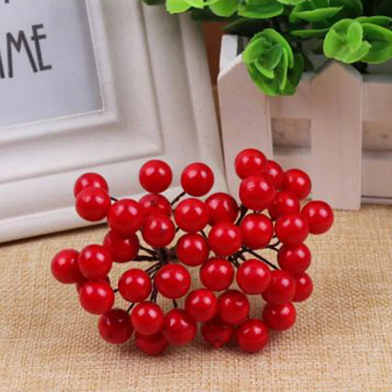 Мини модная Имитация на Рождество Рождественская пена фруктовые искусственные