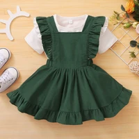 2 5y baby girl clothes set toddler cotton skirt kids girl outfits summer tracksuit infant clothing set