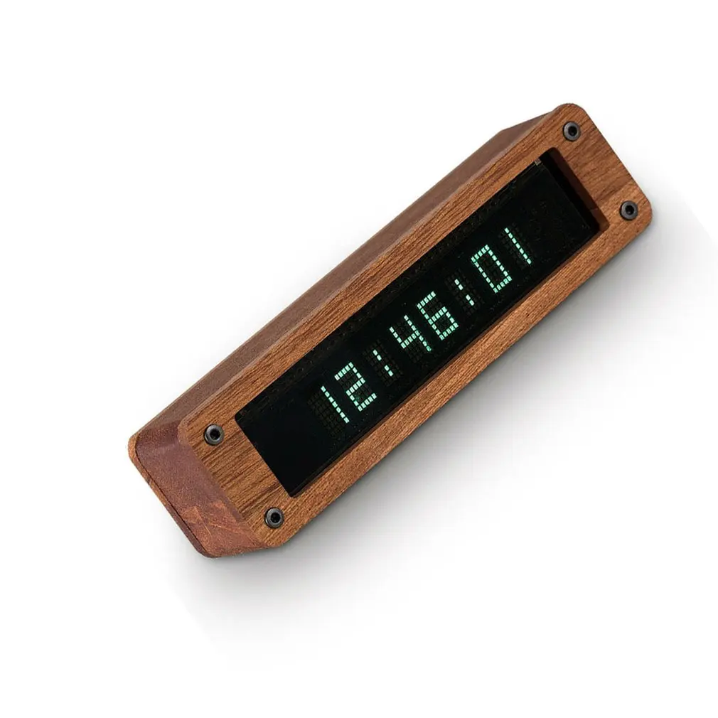 

Mini Vintage VFD Clock Vacuum Fluorescent Display Tube Desk Mantel Shelf Clocks Desktop Electronic Table Clocks