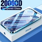 20000D полное покрытие защитное стекло для iPhone 11 12 13 Pro XS Max X XR защита экрана на iPhone 13 Pro XR 6 7 8 Plus стекло