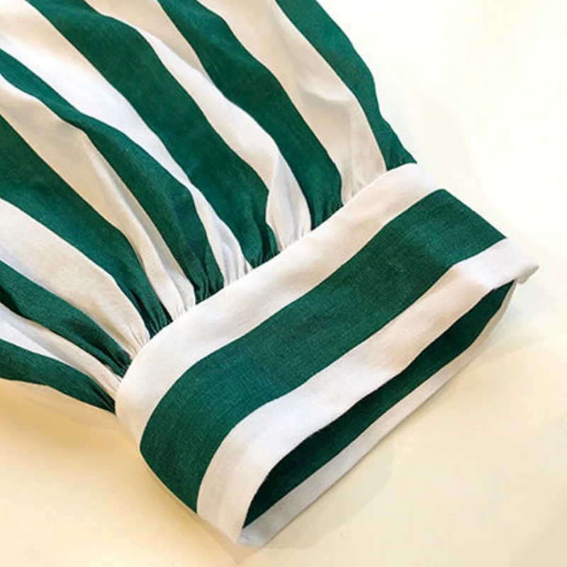 

Shirts Women Spring Striped Elegant Plus Size 4XL Pockets Leisure Loose Female Shirt Chic Korean Style Ulzzang Simple All-match