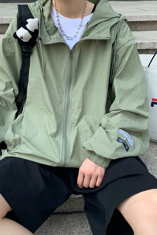 

Summer Thin 2021 New Korean Style Trendy Loose Leisure All-Matching Coat
